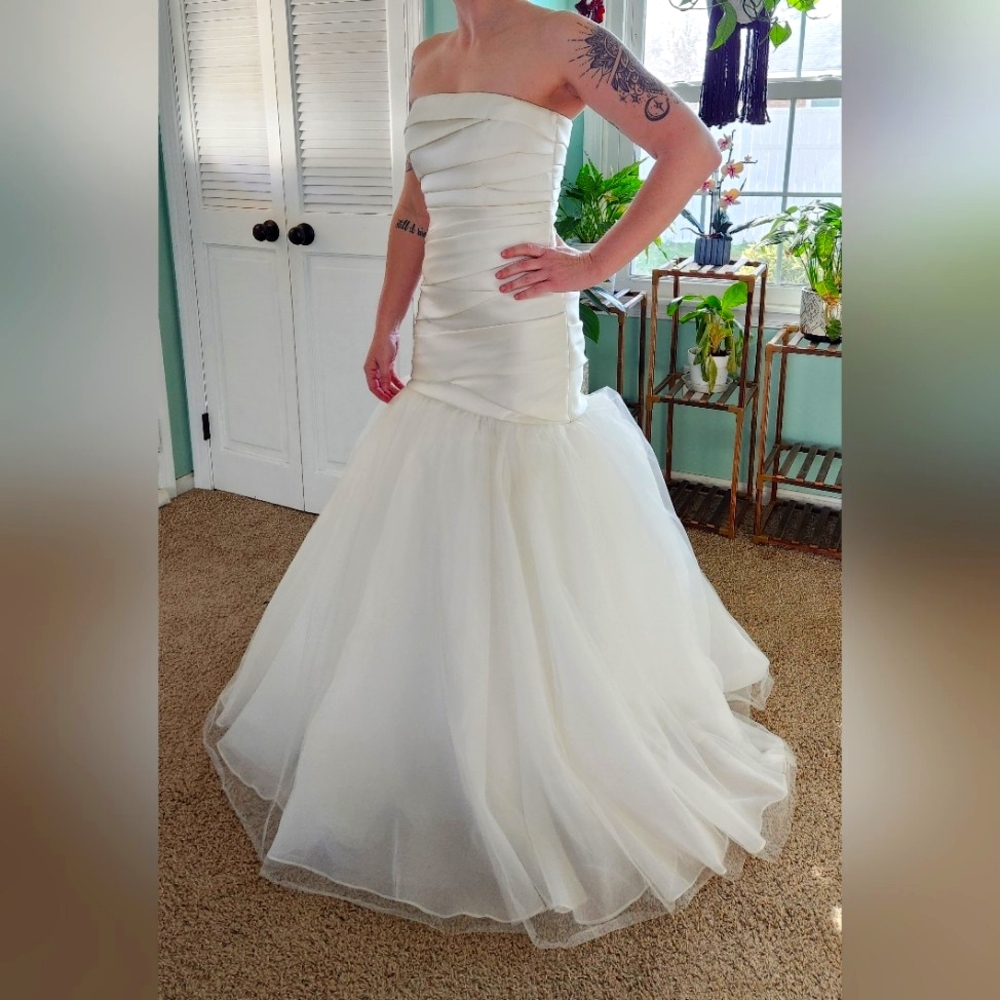 VeraWang White Mikado Wedding Dress